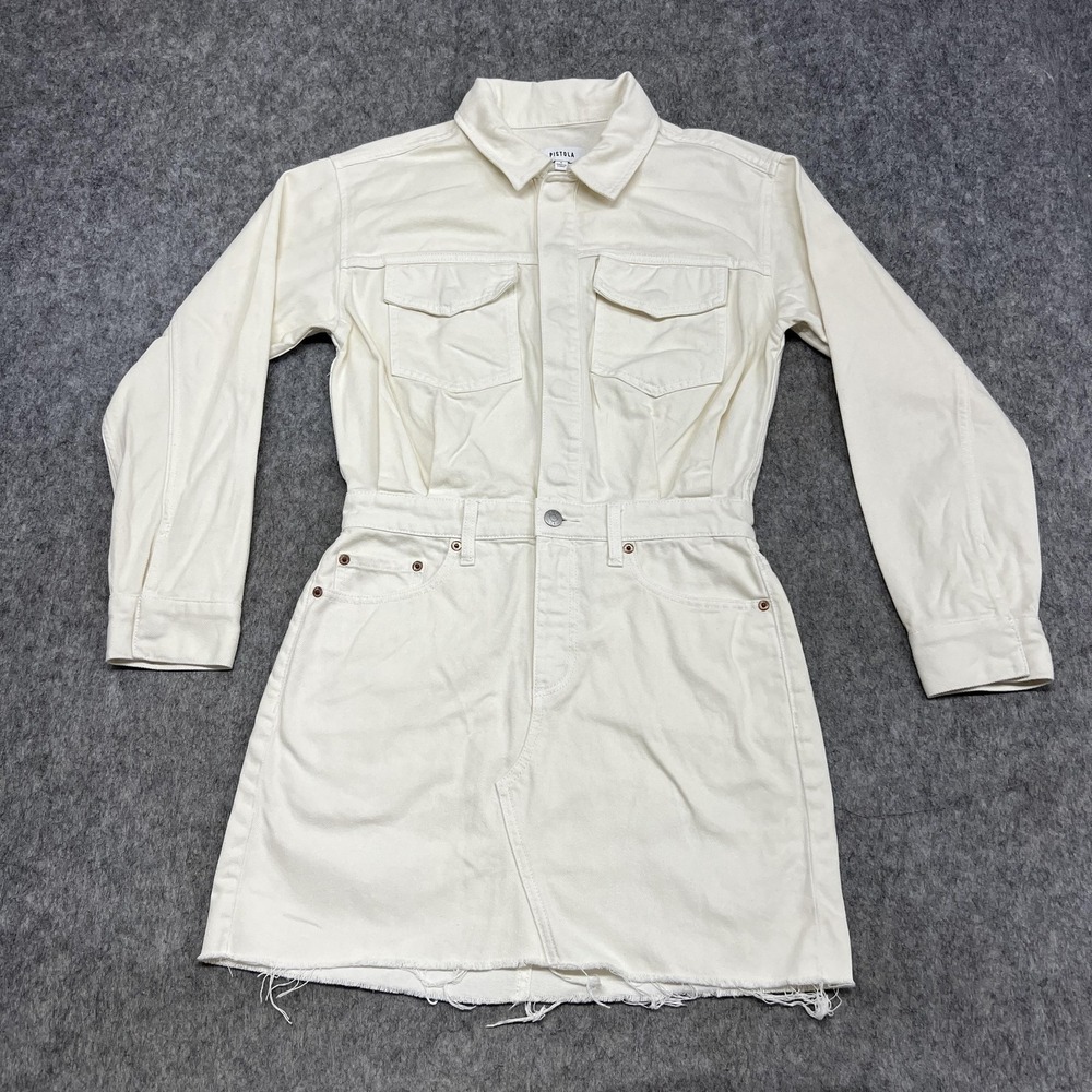 pistola Off-White Denim Shirt Dress